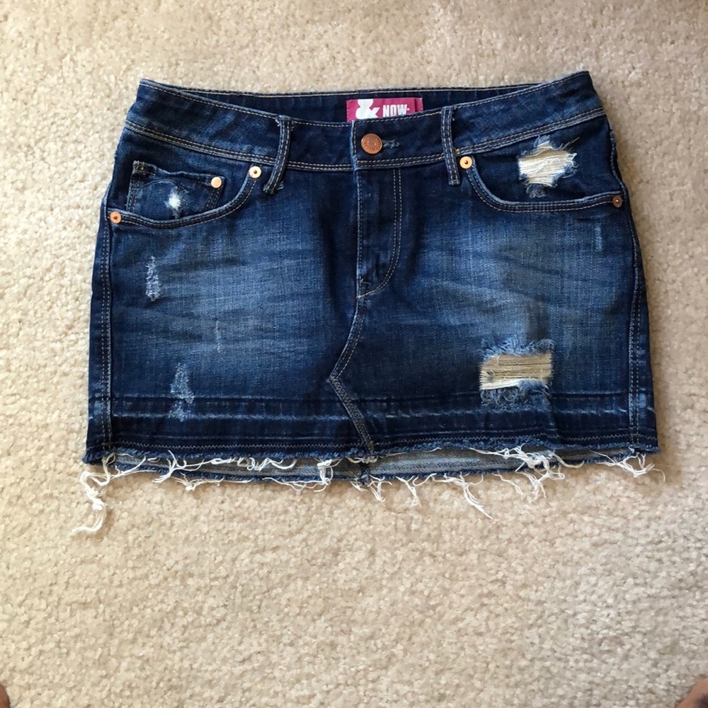 Denim Mini Skirt